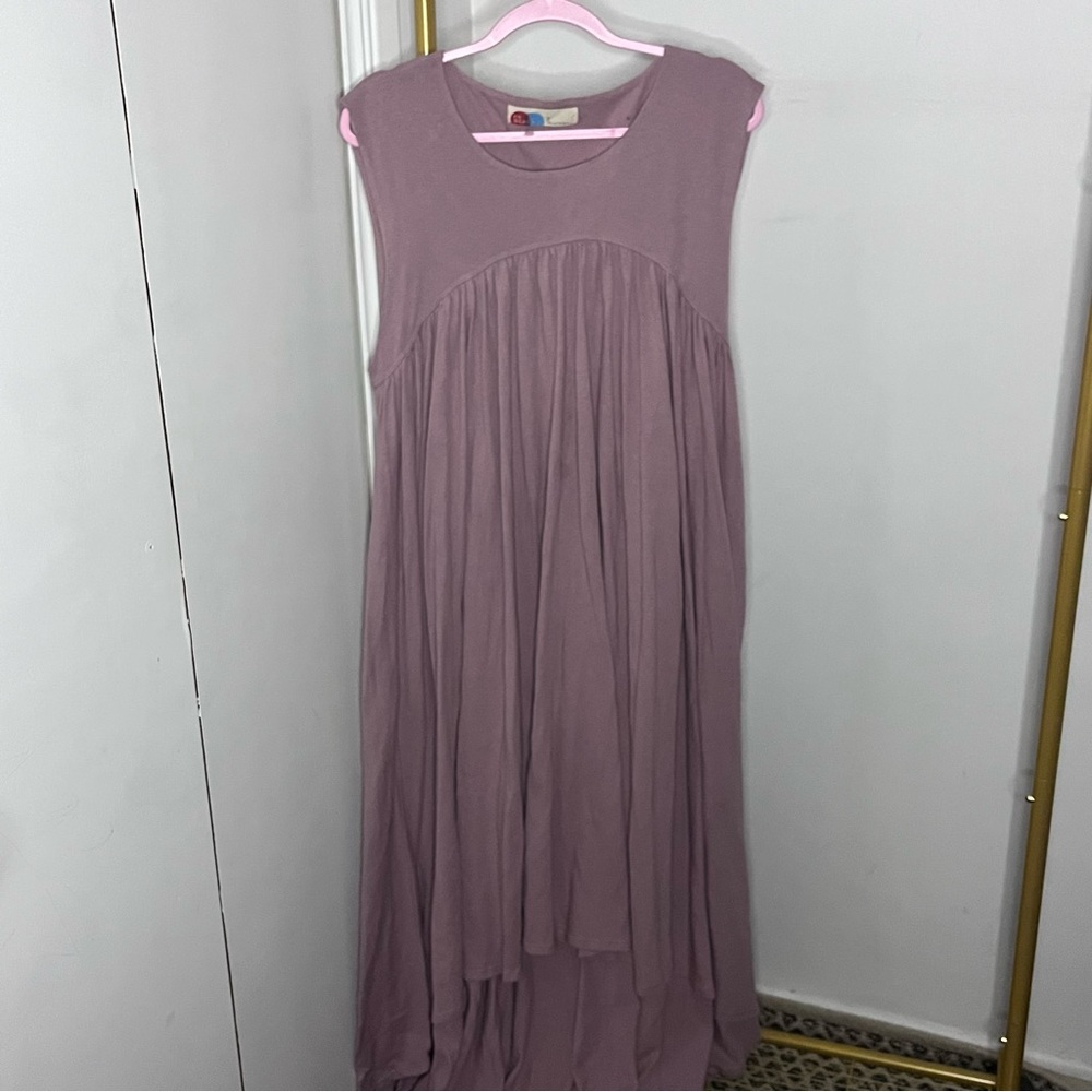 Free People Beach Madelyn Midi Dress in Pale Pink Size Small - Picture 4 of 7